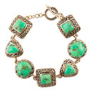 Aloha Lime Turquoise and Bronze Toggle Bracelet Aloha Lime Turquoise and Bronze Toggle Bracelet
