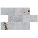 Alpina White Marble Polished Floor and Wall Tile Alpina White Marble Polished Floor and Wall Tile