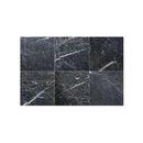 Amanos Black Marble Polished Floor and Wall Tile Amanos Black Marble Polished Floor and Wall Tile