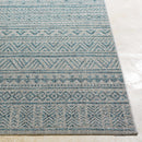 Novato Aqua All Over Pattern Performance Rug Novato Aqua All Over Pattern Performance Rug