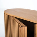 Docia Tv Unit With Solid Oak Slats Docia Tv Unit With Solid Oak Slats