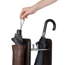 Hall Oak Mirror, Bench, Umbrella Holder Set Hall Oak Mirror, Bench, Umbrella Holder Set