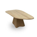 Solid Wood Coffee Table 1 - Wave Series Navy Blue Solid Wood Coffee Table 1 - Wave Series Navy Blue