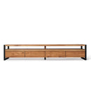 Solid Oak Industrial Tv Unit - Neo Series Solid Oak Industrial Tv Unit - Neo Series