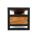 Solid Oak Industrial Tv Unit - Neo Series Solid Oak Industrial Tv Unit - Neo Series