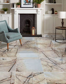 Angora Gold White Exotic Marble Polished Floor and Wall Tile Angora Gold White Exotic Marble Polished Floor and Wall Tile
