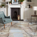 Angora Gold White Exotic Marble Polished Floor and Wall Tile Angora Gold White Exotic Marble Polished Floor and Wall Tile