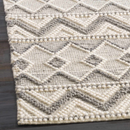 Whittington Gray&Cream Wool Rug - Clearance Whittington Gray&Cream Wool Rug - Clearance