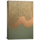 Aqua Gold Shimmer Canvas Aqua Gold Shimmer Canvas
