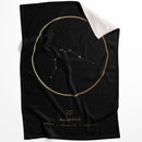 Aquarius Traits Gold Blanket Aquarius Traits Gold Blanket