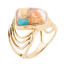Arrows Blue Turquoise and Orange Spiny Oyster Matrix Golden Ring Arrows Blue Turquoise and Orange Spiny Oyster Matrix Golden Ring