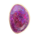 Aruba Purple Turquoise Golden Statement Ring Aruba Purple Turquoise Golden Statement Ring
