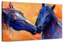Blue Horses Wall Art Blue Horses Wall Art