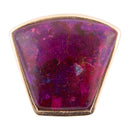 Athena Purple Turquoise Statement Golden Ring Athena Purple Turquoise Statement Golden Ring