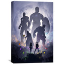 Avengers Silhouette Canvas Avengers Silhouette Canvas