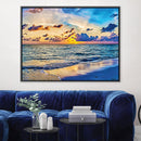 Azure Sunset Canvas Azure Sunset Canvas