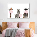 Bubble Gum Safari Animals Wall Art Bubble Gum Safari Animals Wall Art