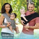 Baby K'tan Breeze Baby Carrier | Charcoal Baby K'tan Breeze Baby Carrier | Charcoal