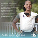 Baby K'tan Breeze Baby Carrier | Charcoal Baby K'tan Breeze Baby Carrier | Charcoal