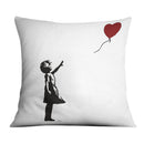 Banksy Balloon Heart Girl Cushion Banksy Balloon Heart Girl Cushion