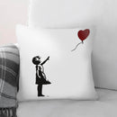 Banksy Balloon Heart Girl Cushion Banksy Balloon Heart Girl Cushion
