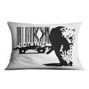 Banksy Barcode Leopard Cushion Banksy Barcode Leopard Cushion