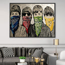 Banksy Beatles Canvas Banksy Beatles Canvas