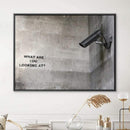 Banksy CCTV Canvas Banksy CCTV Canvas