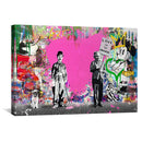 Banksy Chaplin and Einstein Canvas Banksy Chaplin and Einstein Canvas