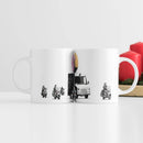 Banksy Doughnut Police Escort Mug Banksy Doughnut Police Escort Mug