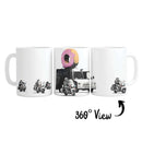 Banksy Doughnut Police Escort Mug Banksy Doughnut Police Escort Mug