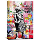 Banksy Forever Love Canvas Banksy Forever Love Canvas