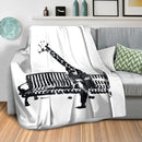 Banksy Giraffe on a Bench Blanket Banksy Giraffe on a Bench Blanket