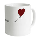 Banksy Heart Balloon Girl Collectors Mug Banksy Heart Balloon Girl Collectors Mug