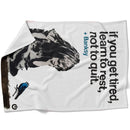 Banksy If you get tired Blanket Banksy If you get tired Blanket