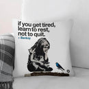 Banksy If You Get Tired Cushion Banksy If You Get Tired Cushion
