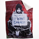 Banksy Keep Your Coins Blanket Banksy Keep Your Coins Blanket