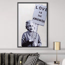 Banksy Love Is The Answer Canvas Banksy Love Is The Answer Canvas