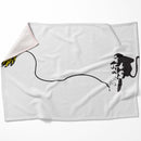 Banksy Monkey Banana Bomb Blanket Banksy Monkey Banana Bomb Blanket