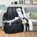 Banksy Pulp Fiction Banana Guns Blanket Banksy Pulp Fiction Banana Guns Blanket