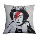 Banksy Queen Cushion Banksy Queen Cushion