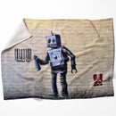 Banksy Robot Blanket Banksy Robot Blanket
