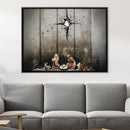 Banksy Scar of Bethlehem Canvas Banksy Scar of Bethlehem Canvas