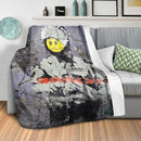 Banksy Smiley Riot Cop Blanket Banksy Smiley Riot Cop Blanket