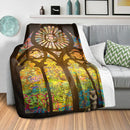 Banksy Stained Glass Blanket Banksy Stained Glass Blanket