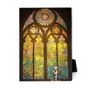 Banksy Stained Glass Desktop Canvas Banksy Stained Glass Desktop Canvas