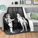 Banksy Stormtroopers Filming Oscars Blanket Banksy Stormtroopers Filming Oscars Blanket