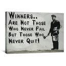 Banksy Winners Are Not Canvas Banksy Winners Are Not Canvas