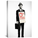 Banksy Zero Per Cent Interest In People Canvas Banksy Zero Per Cent Interest In People Canvas