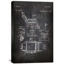 Barber Chair Blue print Canvas Barber Chair Blue print Canvas